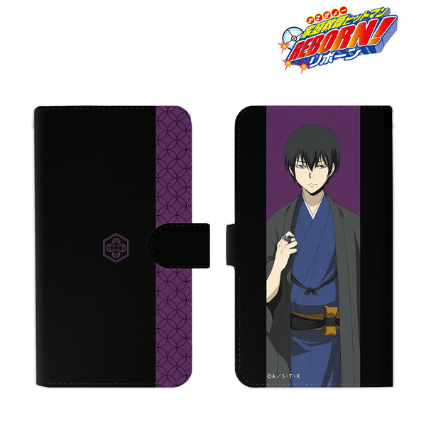 『家庭教師ヒットマンREBORN!』描き下ろしイラスト 雲雀恭弥 和服Ver. 手帳型スマホケース